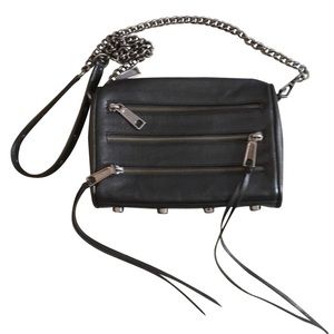 Rebecca Minkoff Black mini zip bag